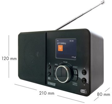 Schwaiger DAB400 513 Digitalradio (DAB) (DAB, DAB+, FM, 2 W, Weckfunktion)