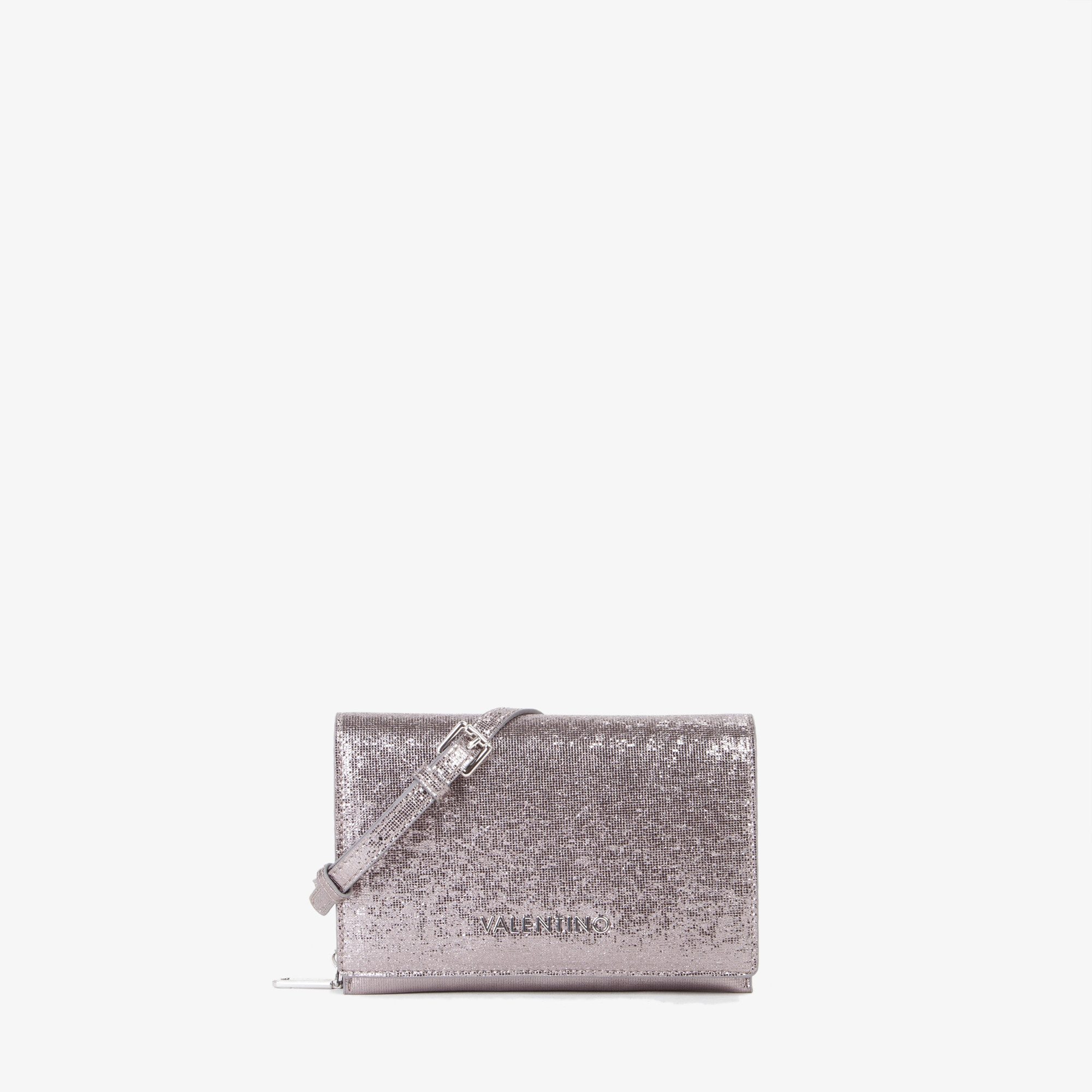 VALENTINO BAGS Umhängetasche EMBER, Damen Clutch, Schultertasche, Minibag in eleganter, glänzender Optik