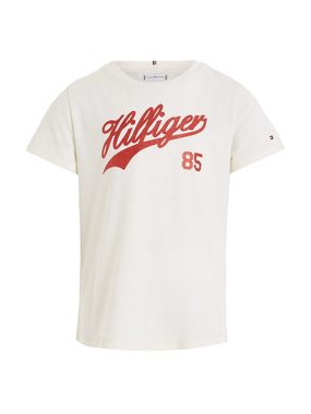 Tommy Hilfiger T-Shirt HILFIGER SCRIPT TEE S/S mit Hilfiger Logo-Print