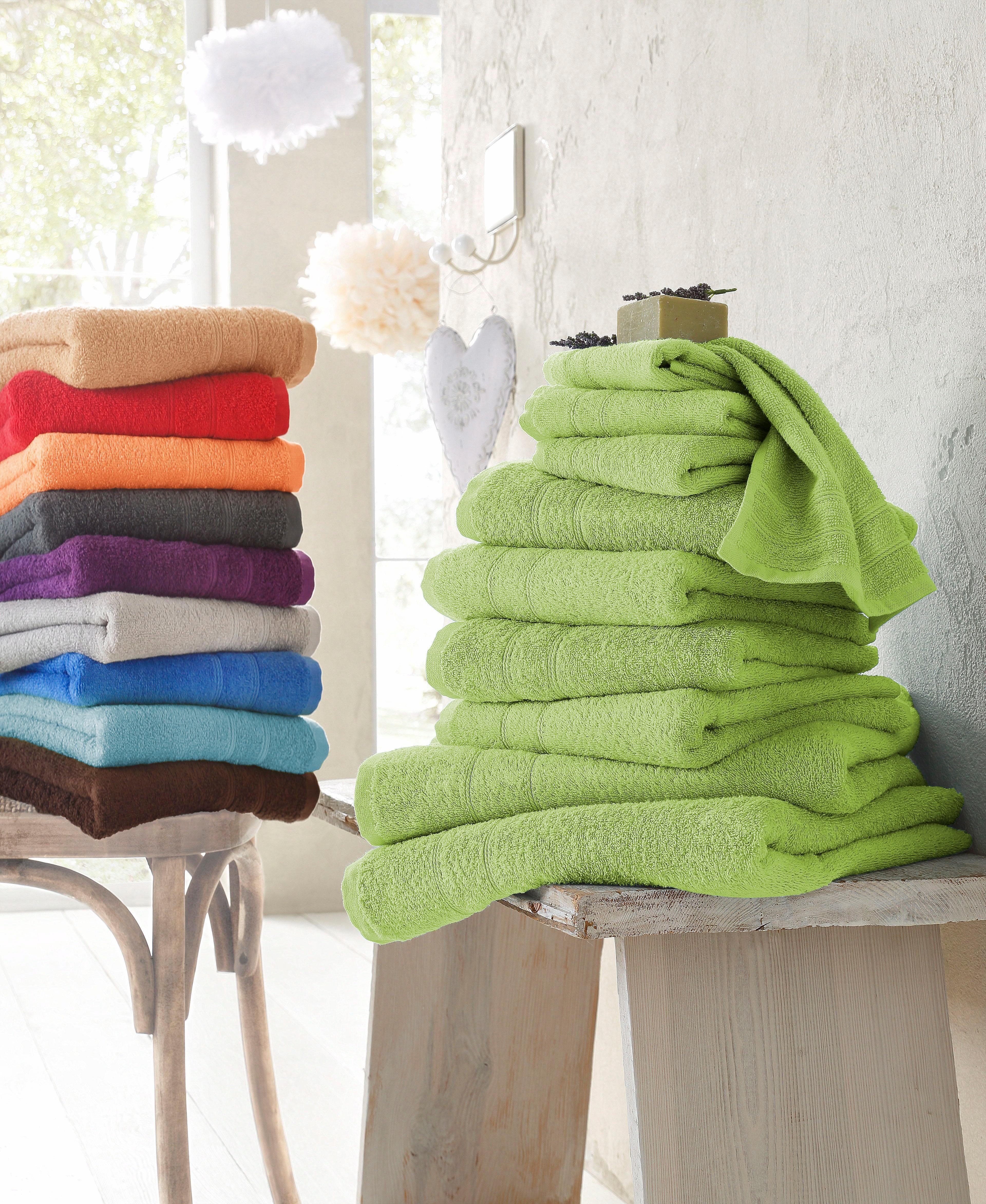 my home Handtuch Set Inga, Duschtücher, günstig online kaufen