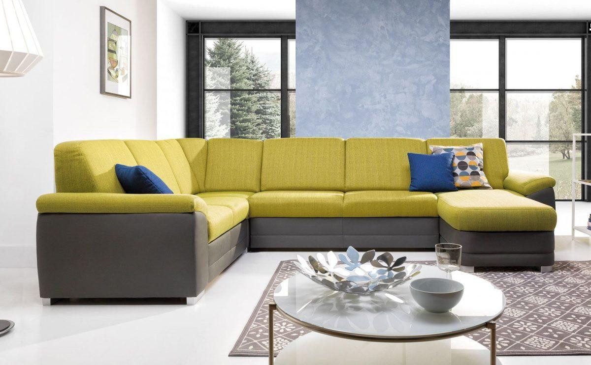Xlmoebel Wohnlandschaft Ecksofa in U-Form mit hochwertigem Stoffbezug und modernem Design, Ecksofa in U-Form, Hergestellt in Europa