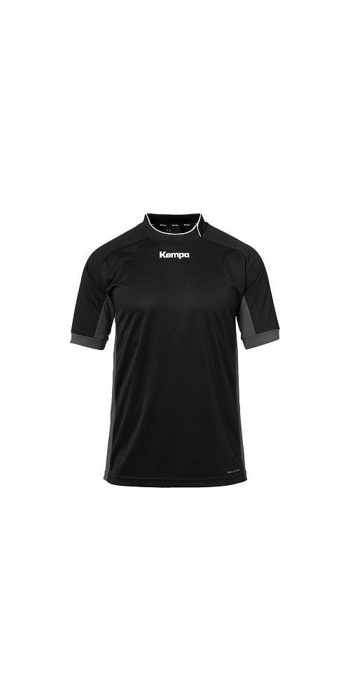 Kempa T-Shirt Sport-Trikot Prime (100% Polyester) schwarz/anthrazit Herren