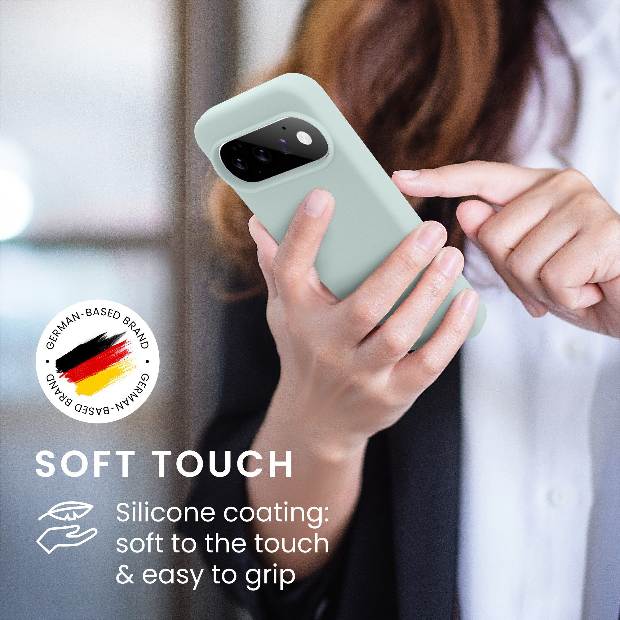 kwmobile Smartphone-Hülle Handyhülle für Google Pixel 11 / Pixel 11 Pro Hülle, Weiches Handy Silikon Case - Schutzhülle Cover – Bild 4 von 5
