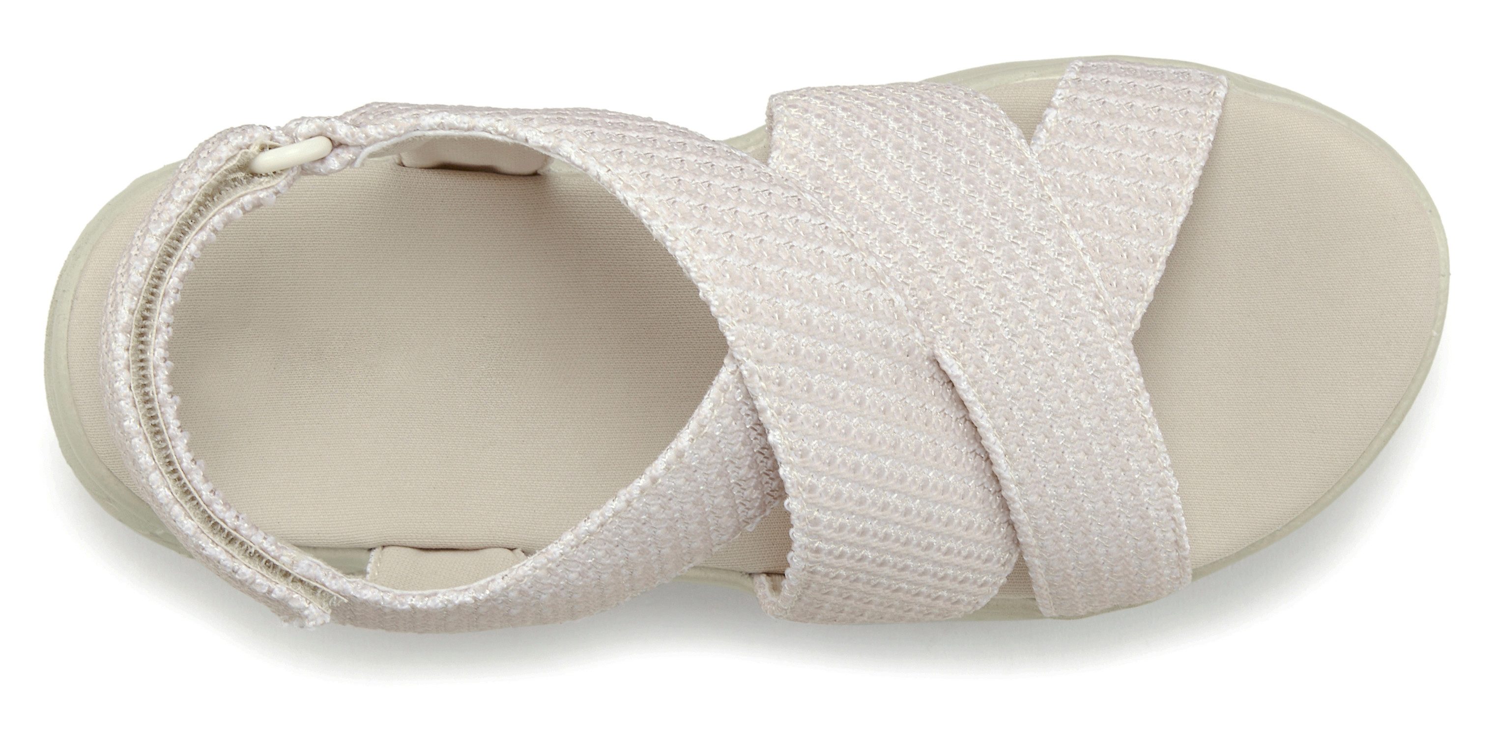 Vivance by Lascana Sandalette, Sommerschuh, offener Schuh Sandale mit Klettverschluss VEGAN – Bild 4 von 5