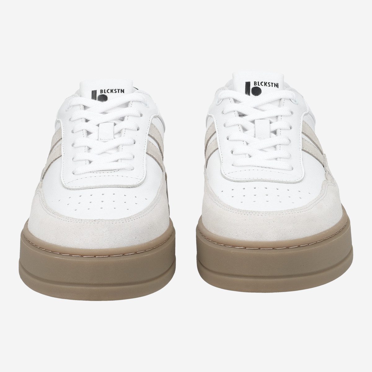 Blackstone Blackstone FG622 WHITE BLACK, Schnürschuhe, Weiß,kombiniert, Herren Schnürschuh