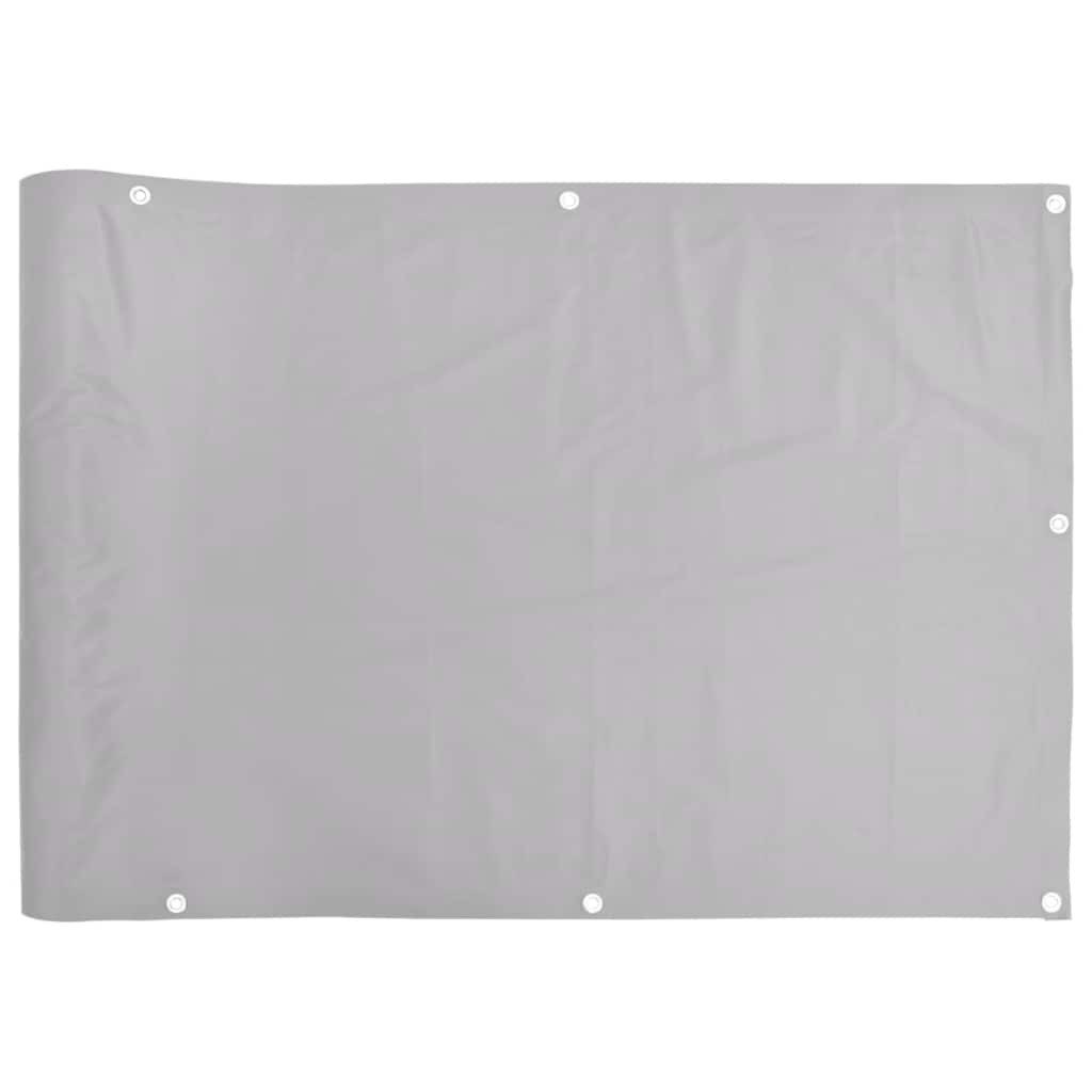 vidaXL Gartenzaun Balkon-Sichtschutz Grau 300x75 cm günstig online kaufen