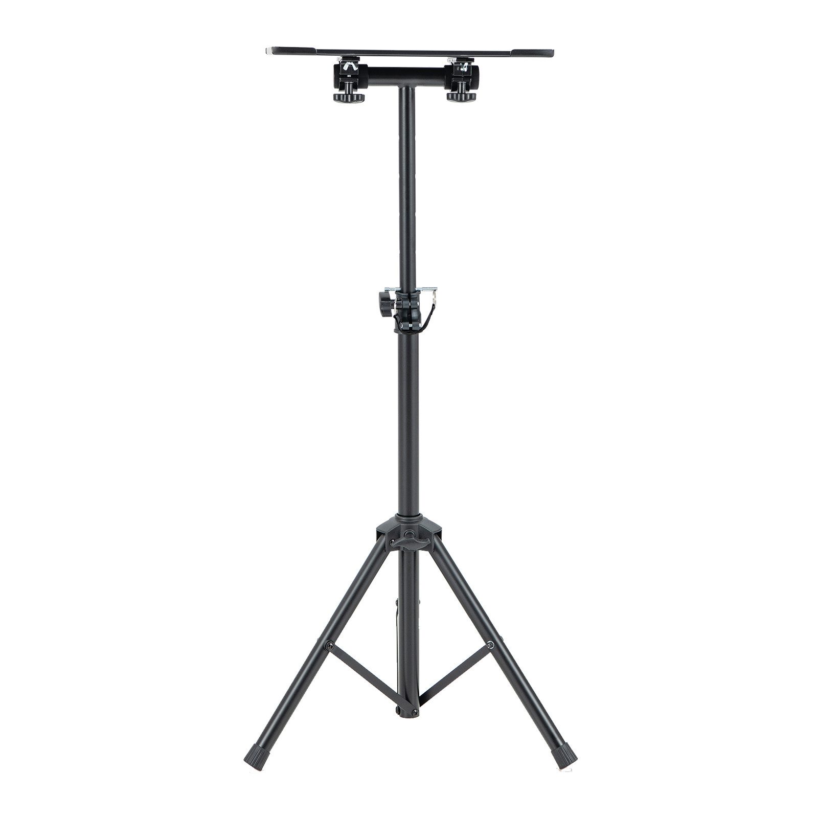 COSTWAY Beamer-Standfuß, (1-tlg., 180° neigbares Tablett, 70-118,5cm verstellbar)