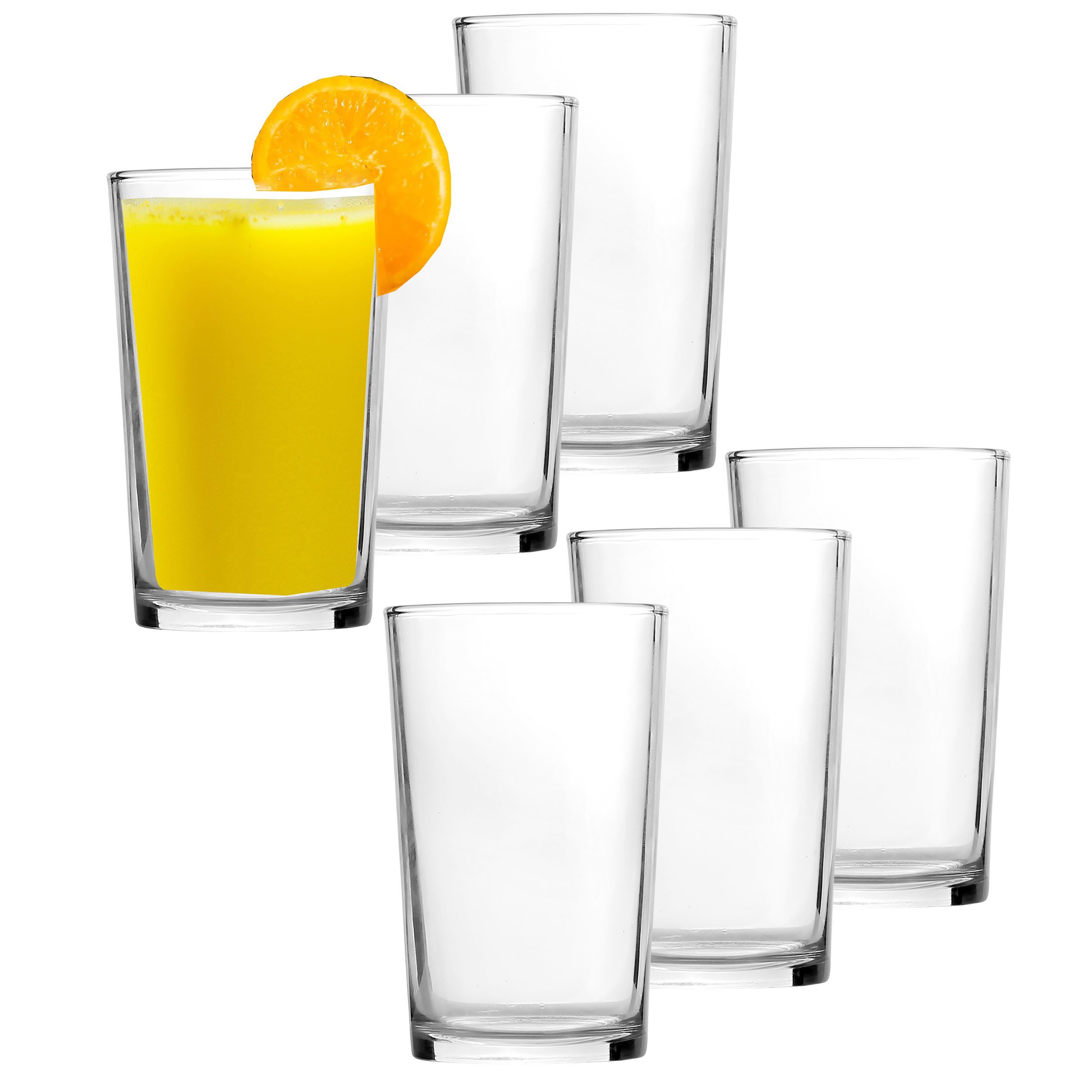 Annastore Glas 6-tlg. Set Trinkgläser - Wassergläser - Saftgläser - Limogläser