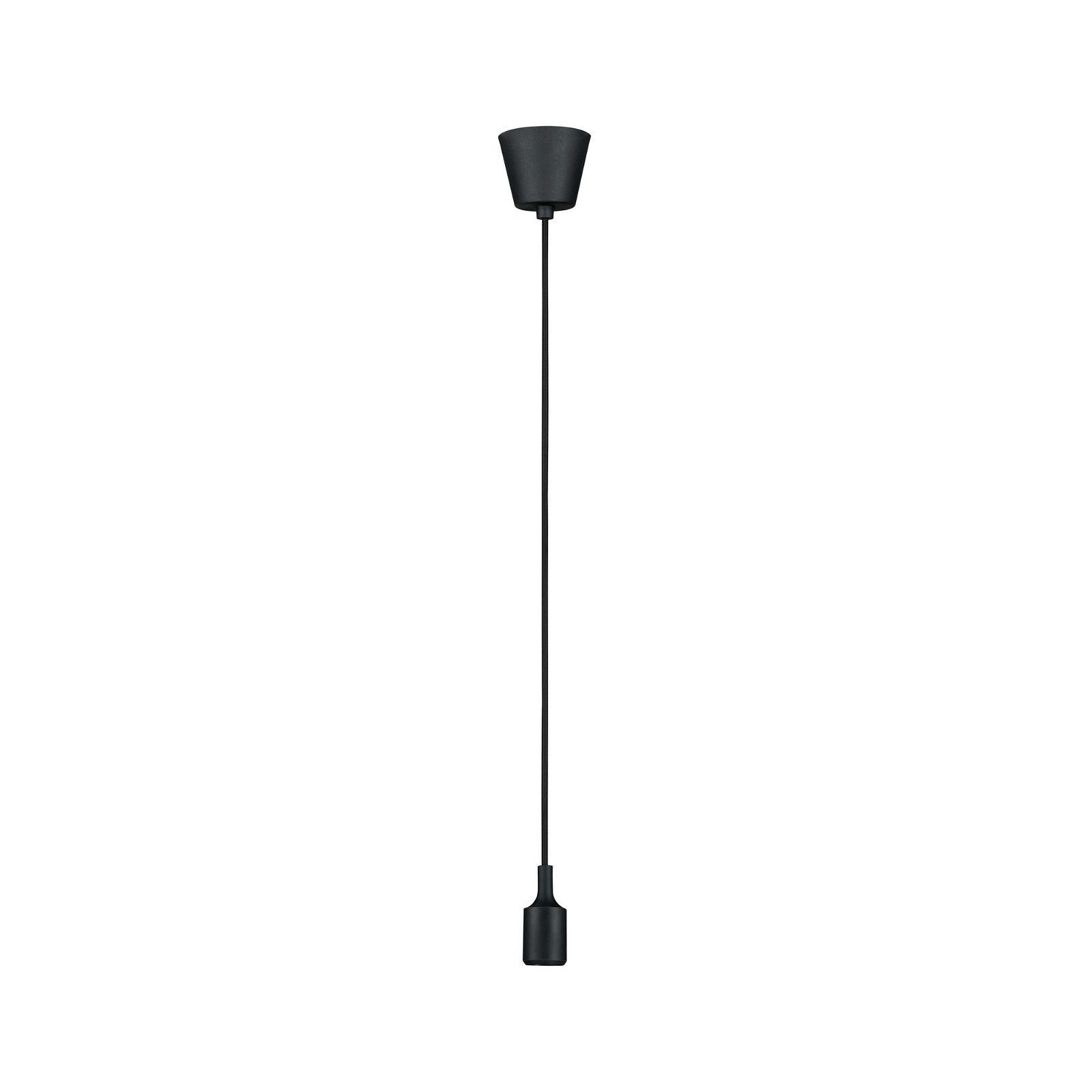 Paulmann Pendelleuchte Ketil IP44 max. 1x20W schwarz 230V Silikon/Kunststoff, ohne Leuchtmittel, E27