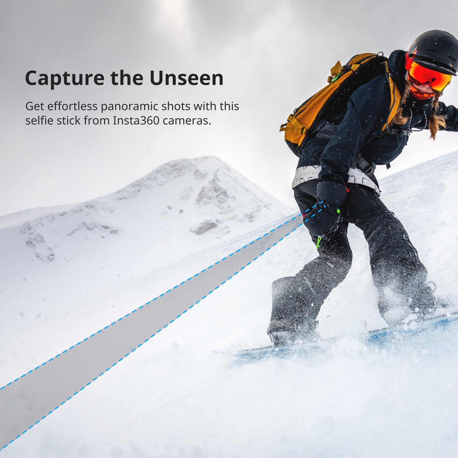 ULANZI Selfie-Stick TT52 1,5 m Selfie-Stick-Stativ für Gopro DJI Insta360 Action-Kamera