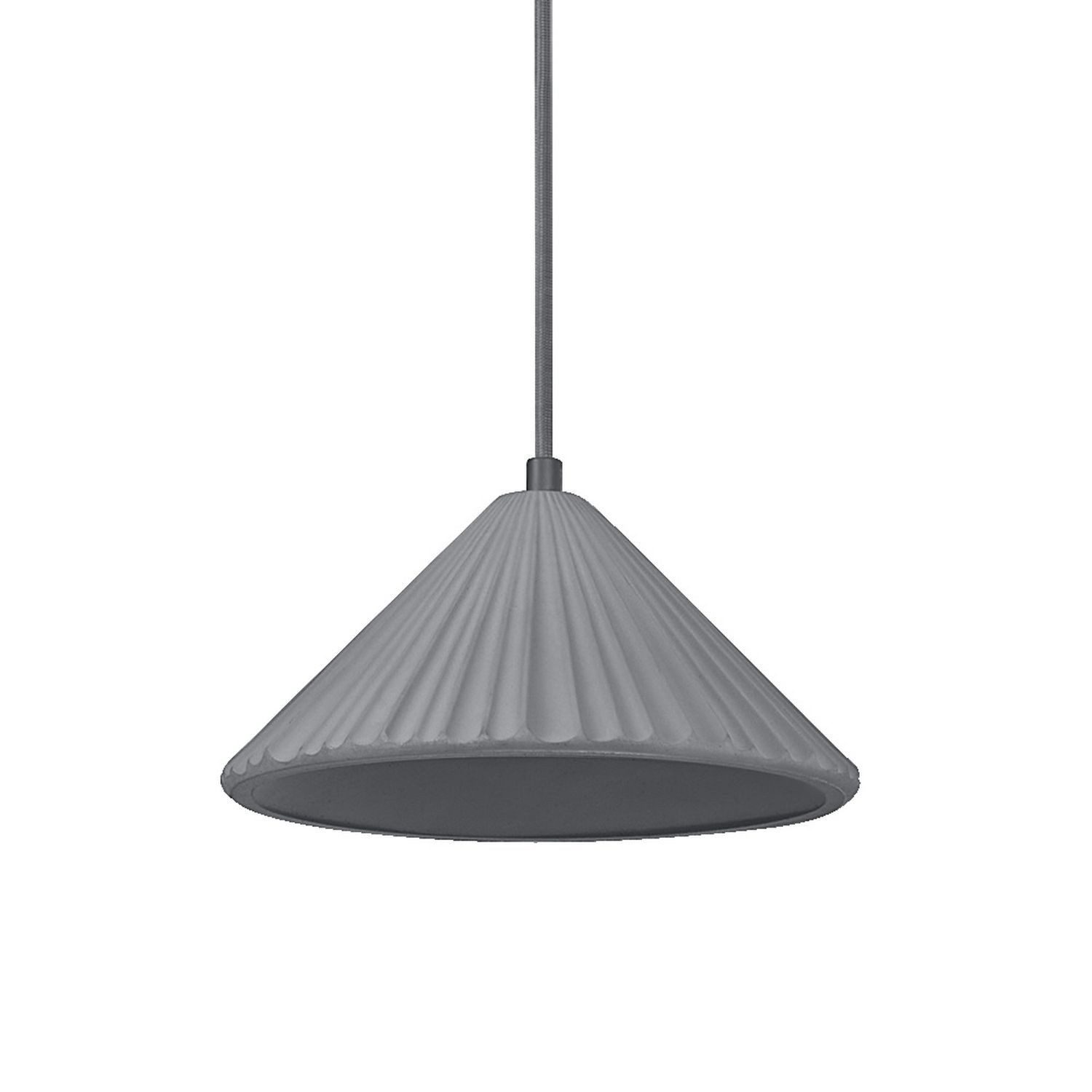 Licht-Erlebnisse Pendelleuchte ALMORO, ohne Leuchtmittel, E27 D: 25 cm H: max. 117.5 cm rund Modern Hängelampe