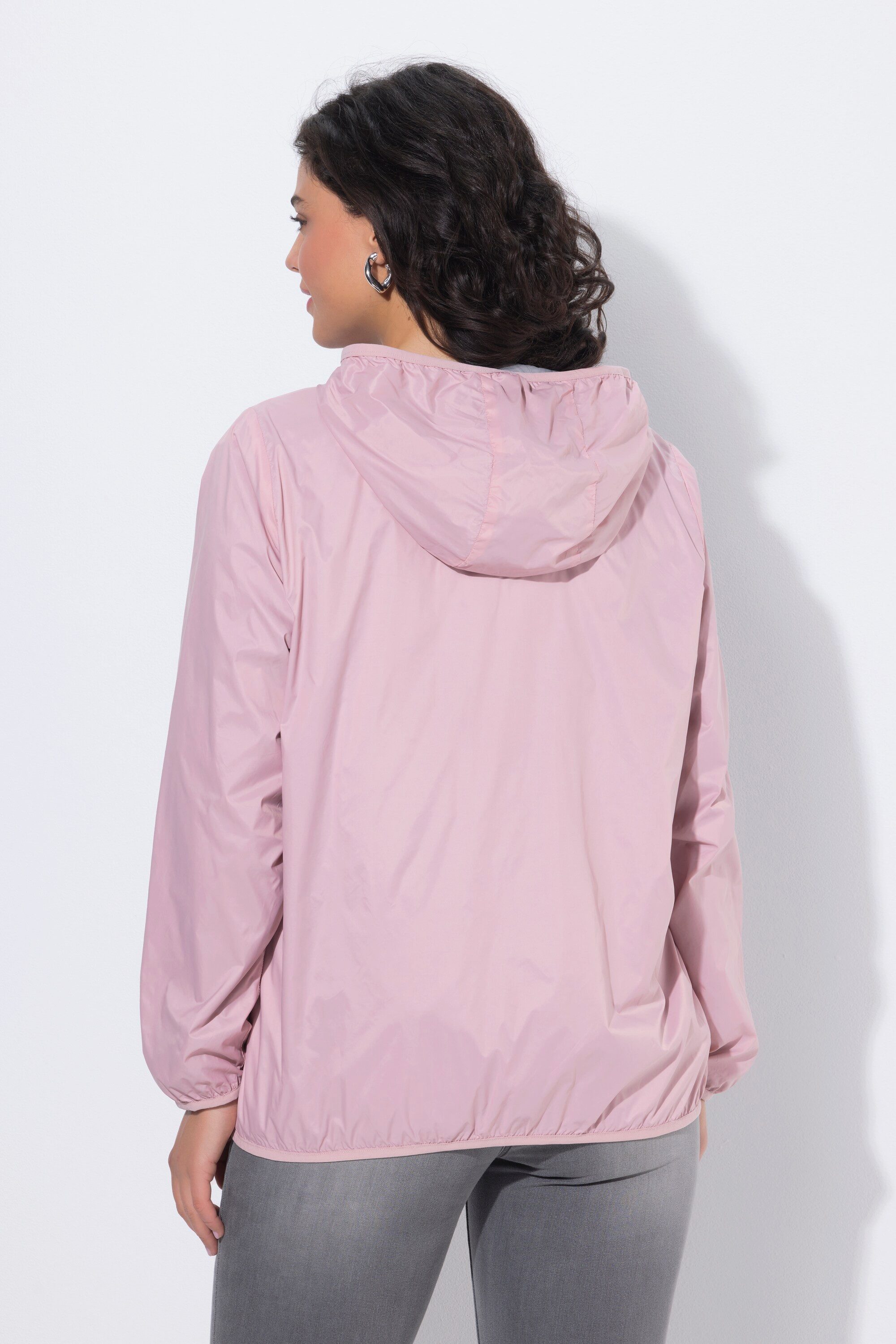 Ulla Popken Outdoorjacke HYPRAR Wendejacke wasserabweisend Kapuze