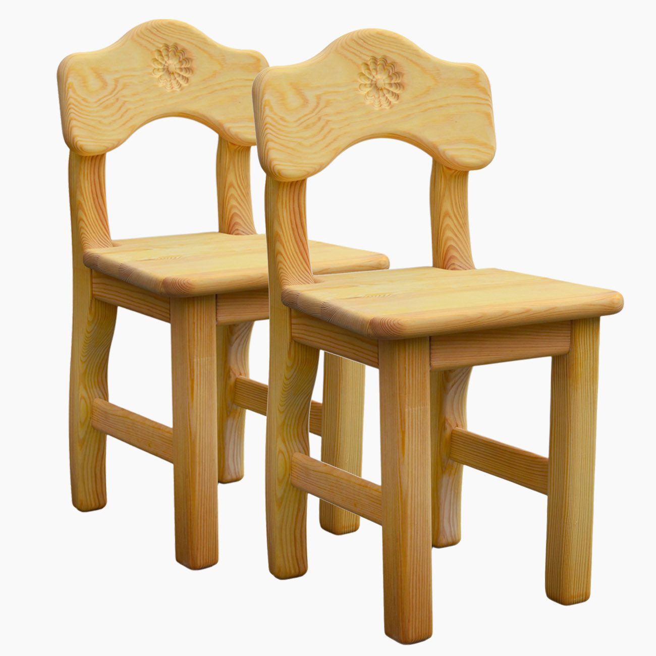 Madera Spielzeuge Kinderstuhl Kinderstuhl 2er Set (packung, 2 St), Qualitäts Arbeit aus Deutschland, fertig Montiert – Bild 4 von 5
