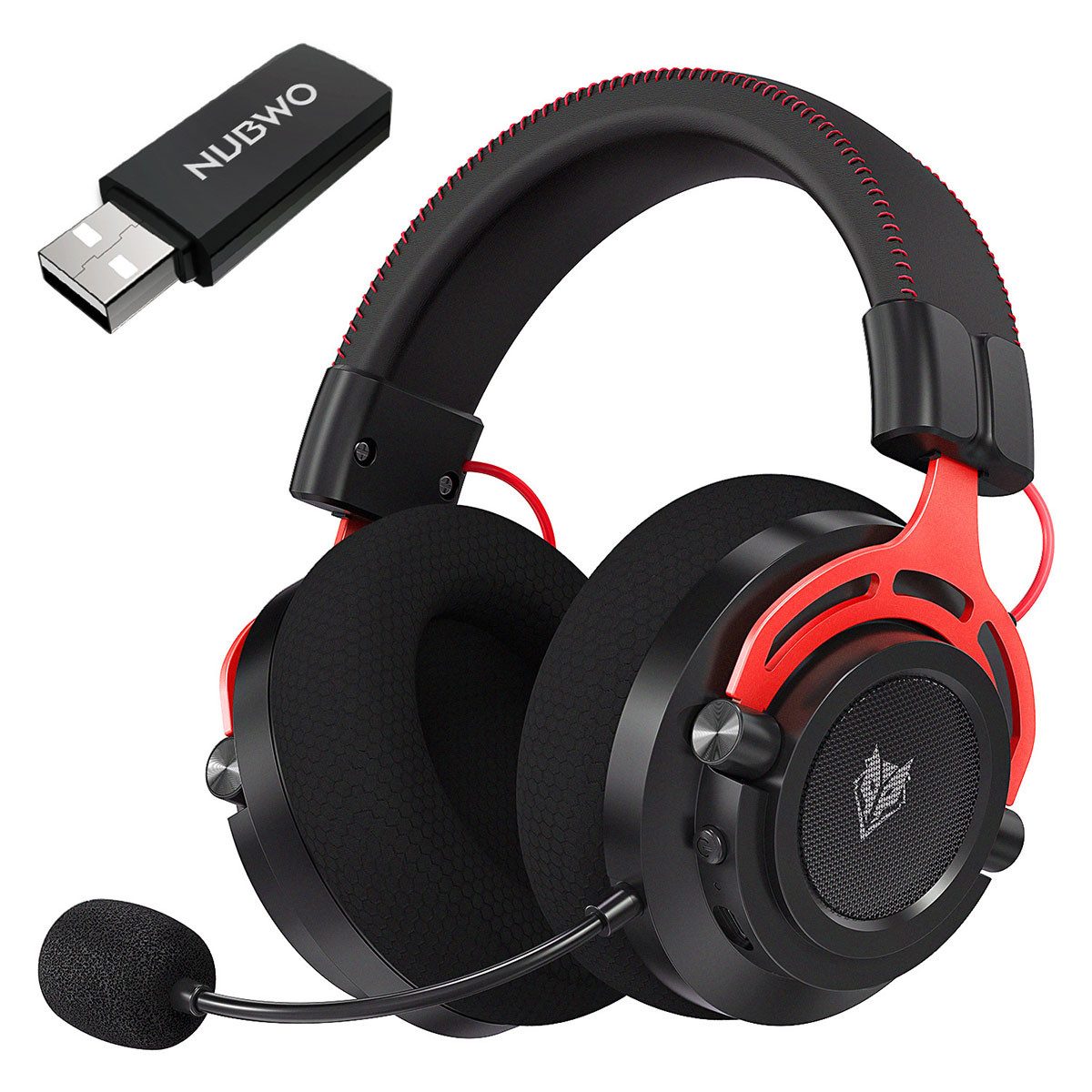 Wireless Gaming Headset mit Mikrofon, Bluetooth Wireless Gaming-Headset