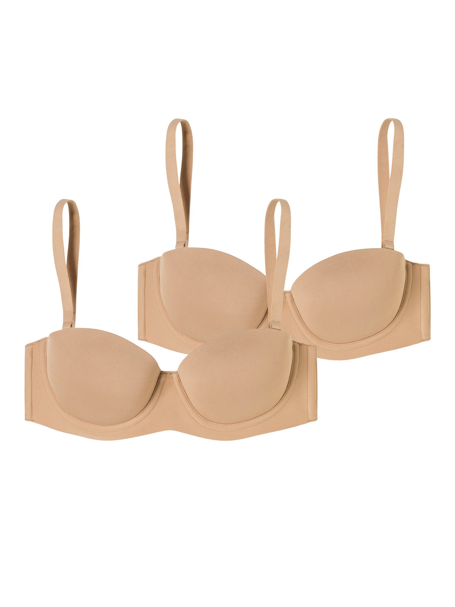 Schiesser Bügel-BH Bandeau mit Schale - Unique Micro (2-tlg) büstenhalter frauen girls