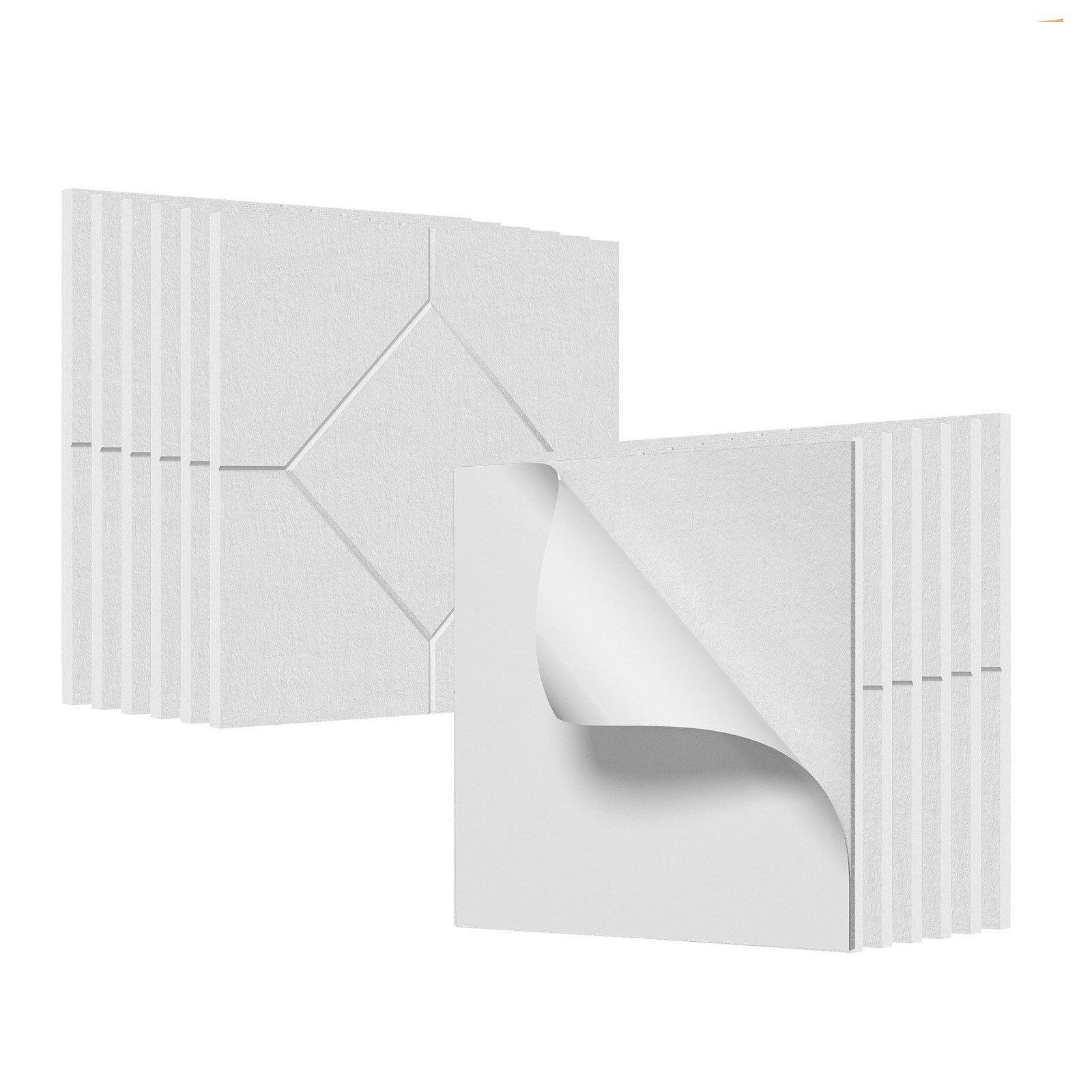 FIVMEN Wandpaneel Akustikpaneele Wand Selbstklebend Schalldämmung 3D Wandve günstig online kaufen