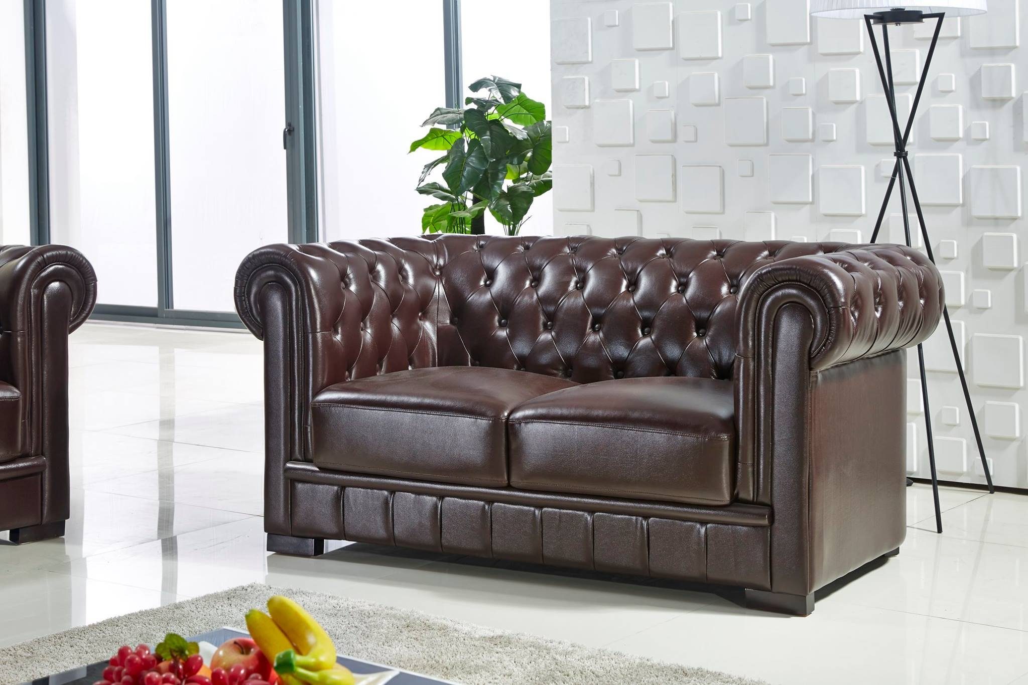 JVmoebel 2-Sitzer, Designer Chesterfield Zweisitzer Lounge Möbel 2 Sitzer Sofa