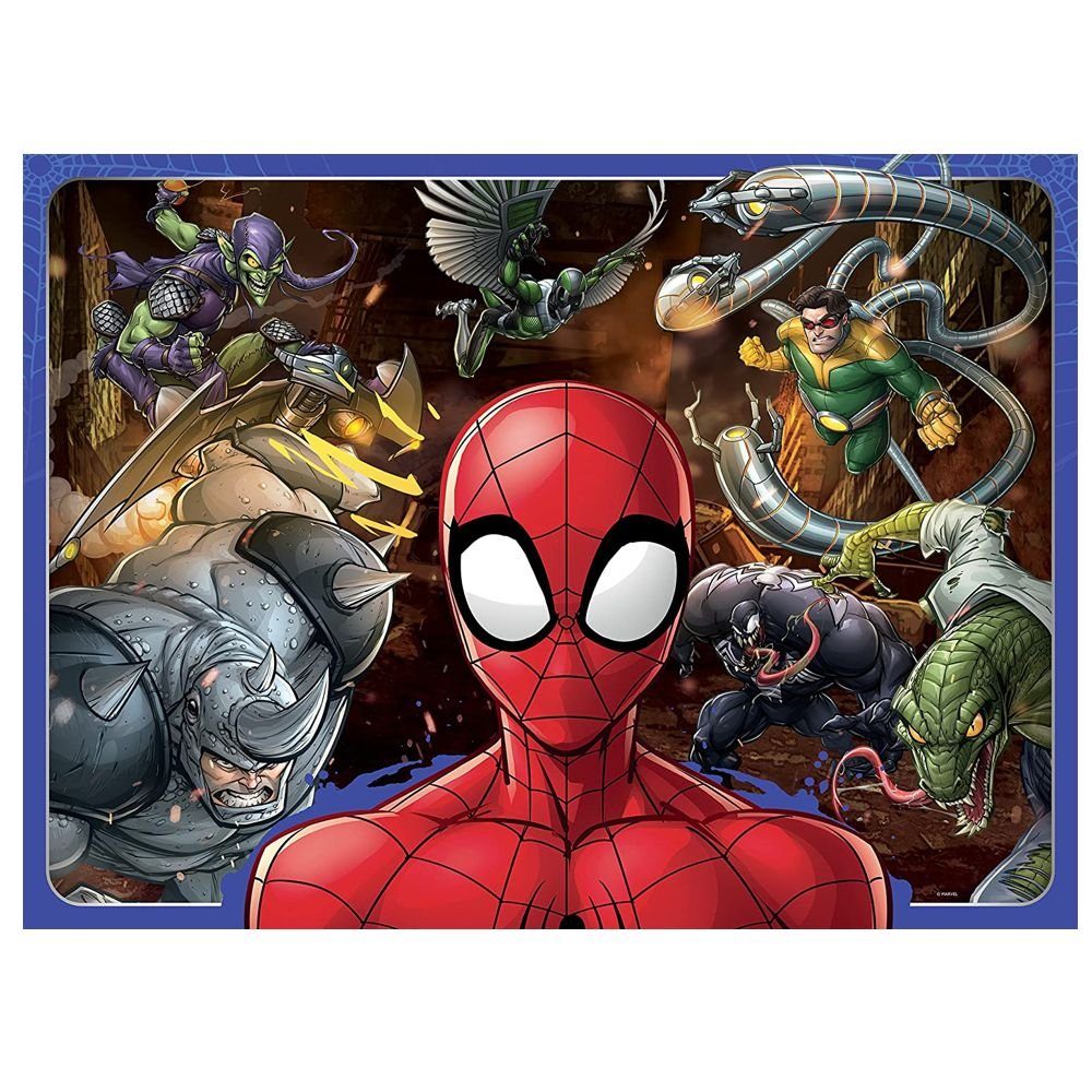 Spiderman Puzzle Puzzle XXL 100 Teile Marvel Spiderman Ravensburger, 100 Puzzleteile