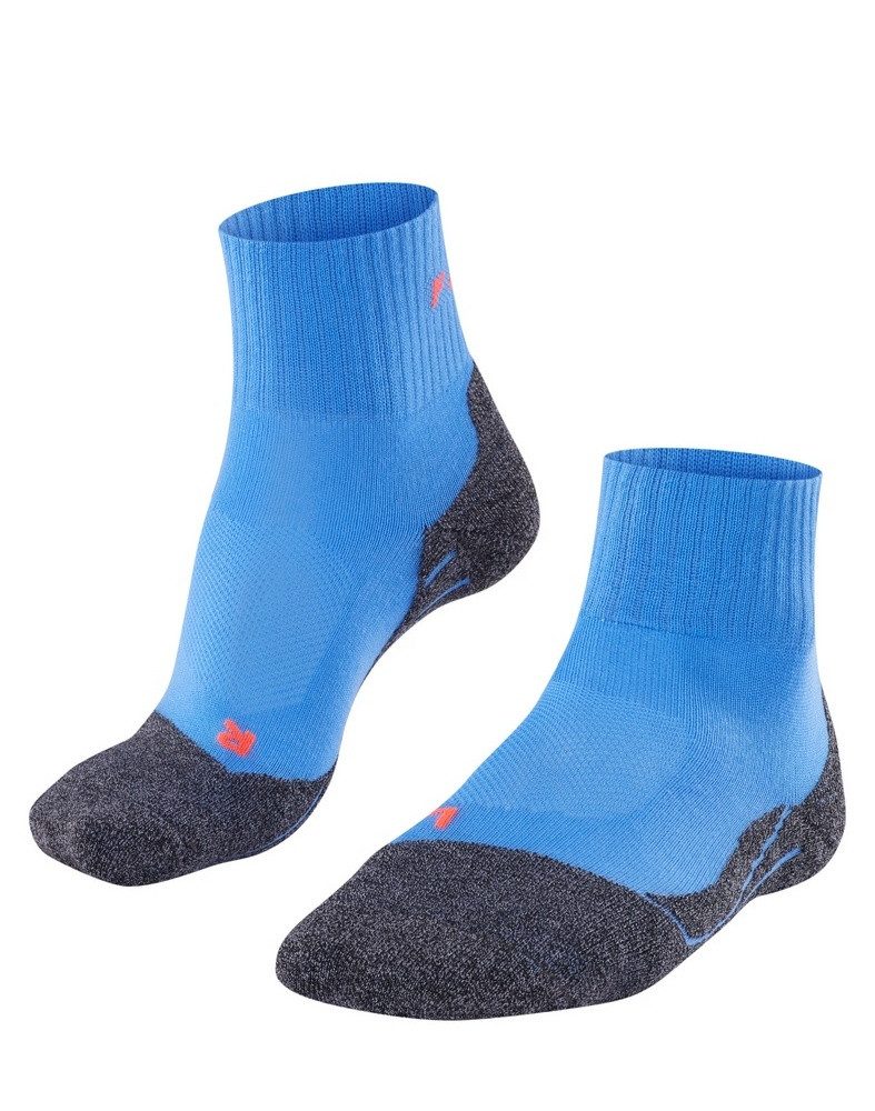 FALKE Wandersocken TK2 Short Cool (für leichtes Gelände) blau Damen - 1 Paar