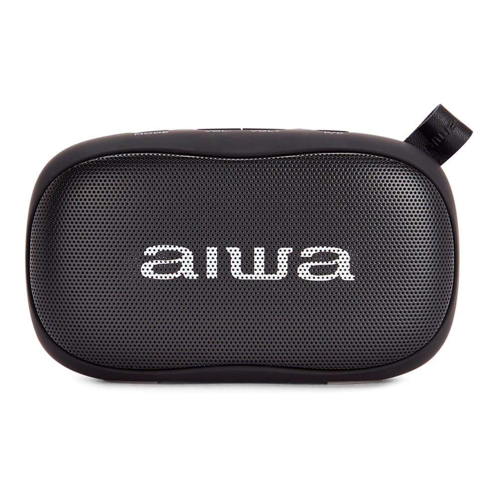 Bluetooth (10 Musik Lautsprecher Freisprechfunktion) Bluetooth Bluetooth-Lautsprecher W, HyperBass Box mit Aiwa 10W Mini Lautsprecher BS-110BK