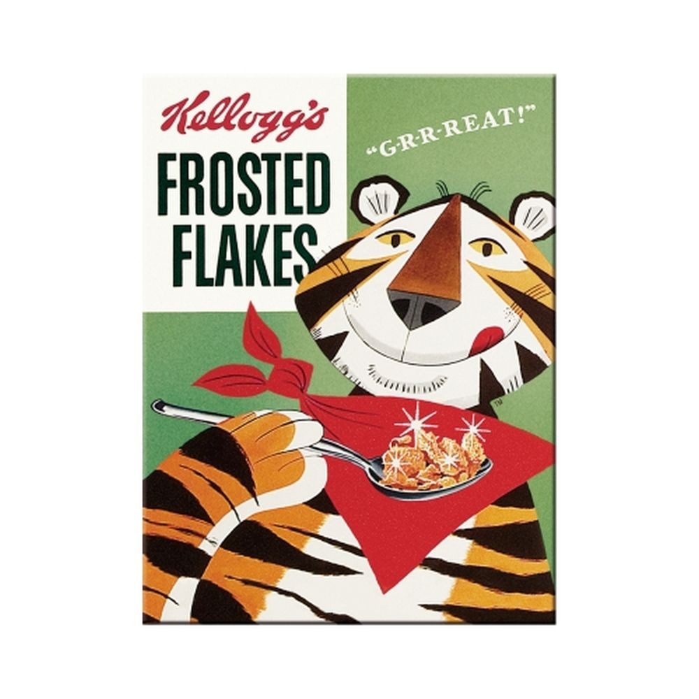 Nostalgic-Art Magnet Magnet 6 x 8 cm - Kellogg's - Frosted Flakes Tony Tiger