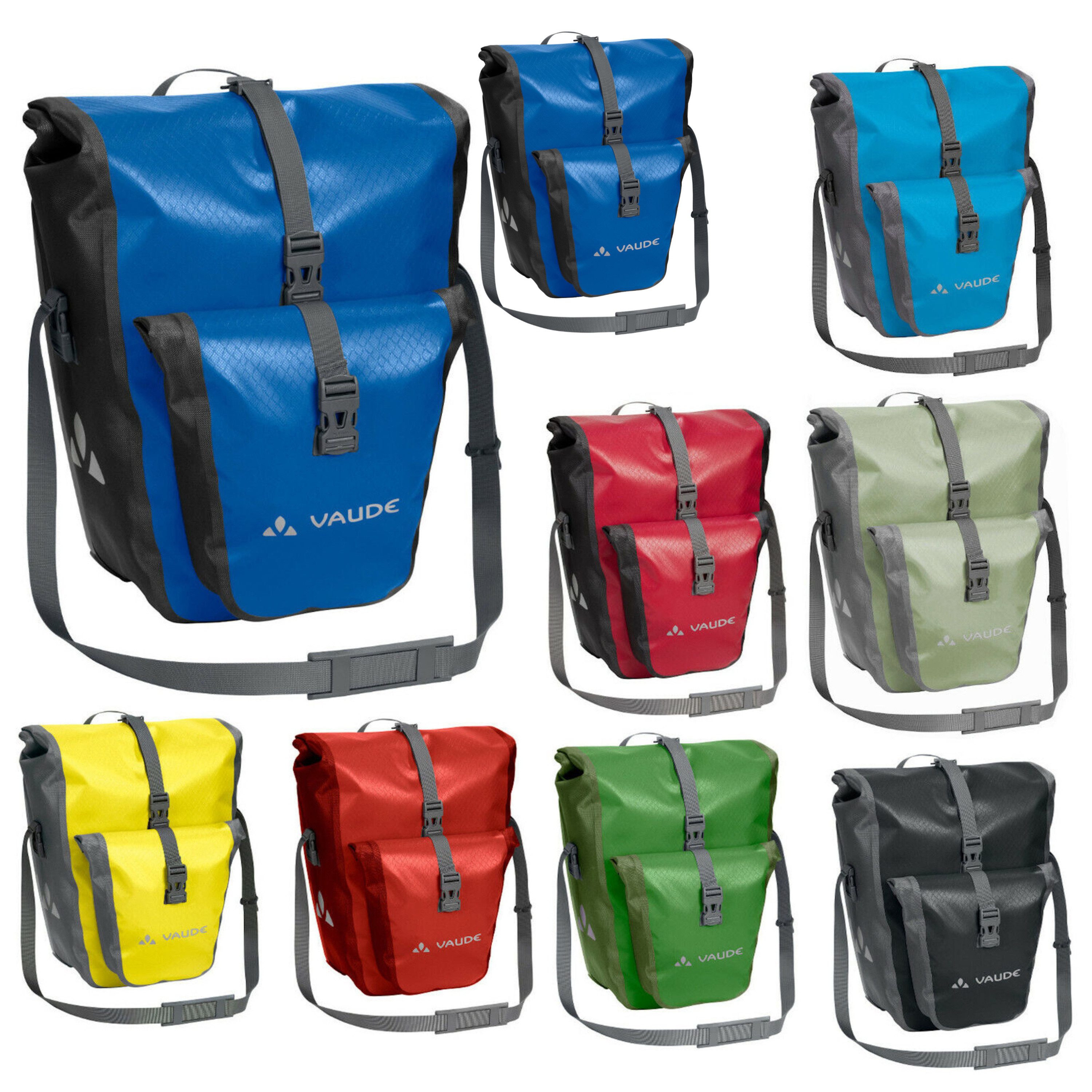 VAUDE Fahrradtasche Aqua Back Plus Doppeltasche Hinterradtasche Gepäckträgertasche – Bild 3 von 5