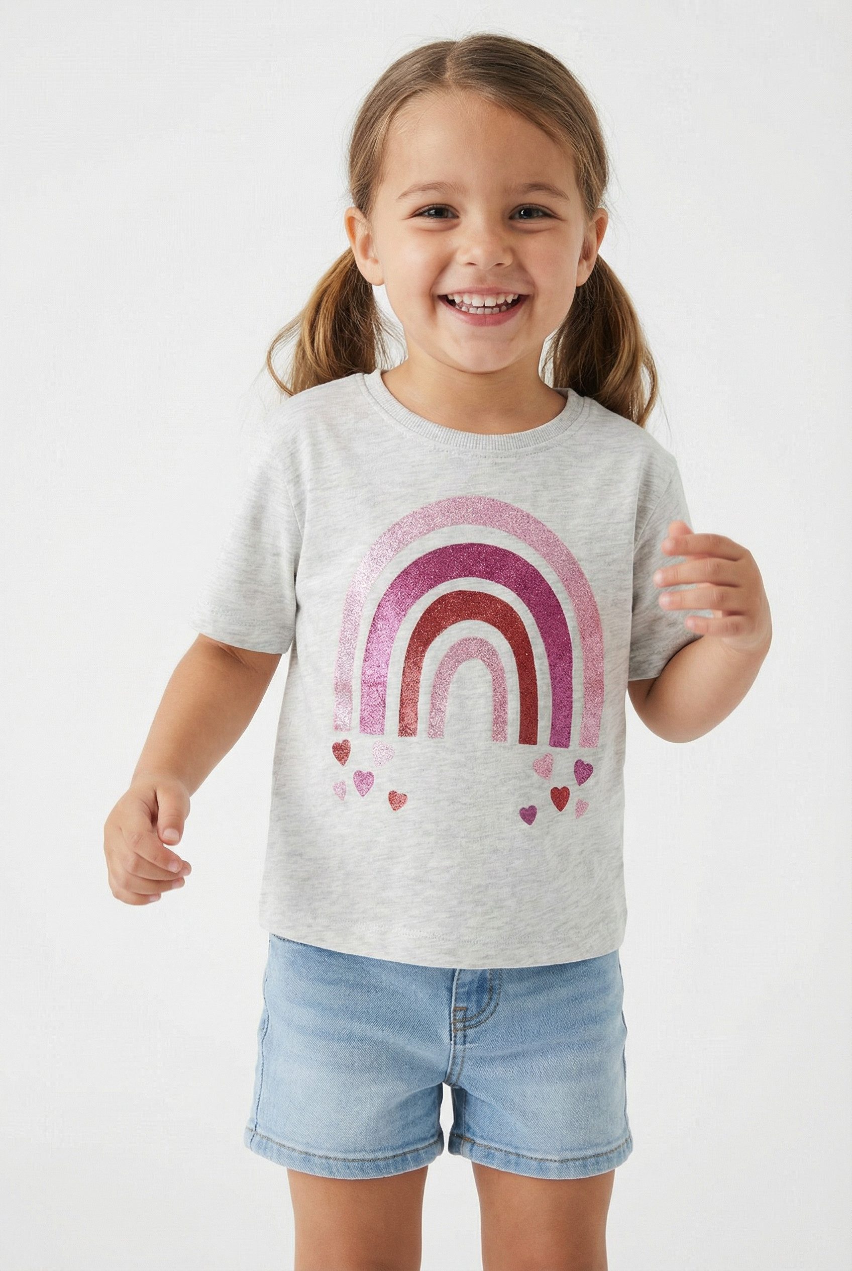Name It T-Shirt NMFBELINA 3P SS NREG TOP PB (Packung, 3-tlg)