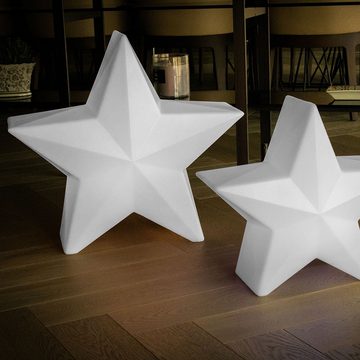 Licht-Trend Dekolicht LED Stern Nova Akku + Solar IP65 Weiß, RGB & Kaltweiß