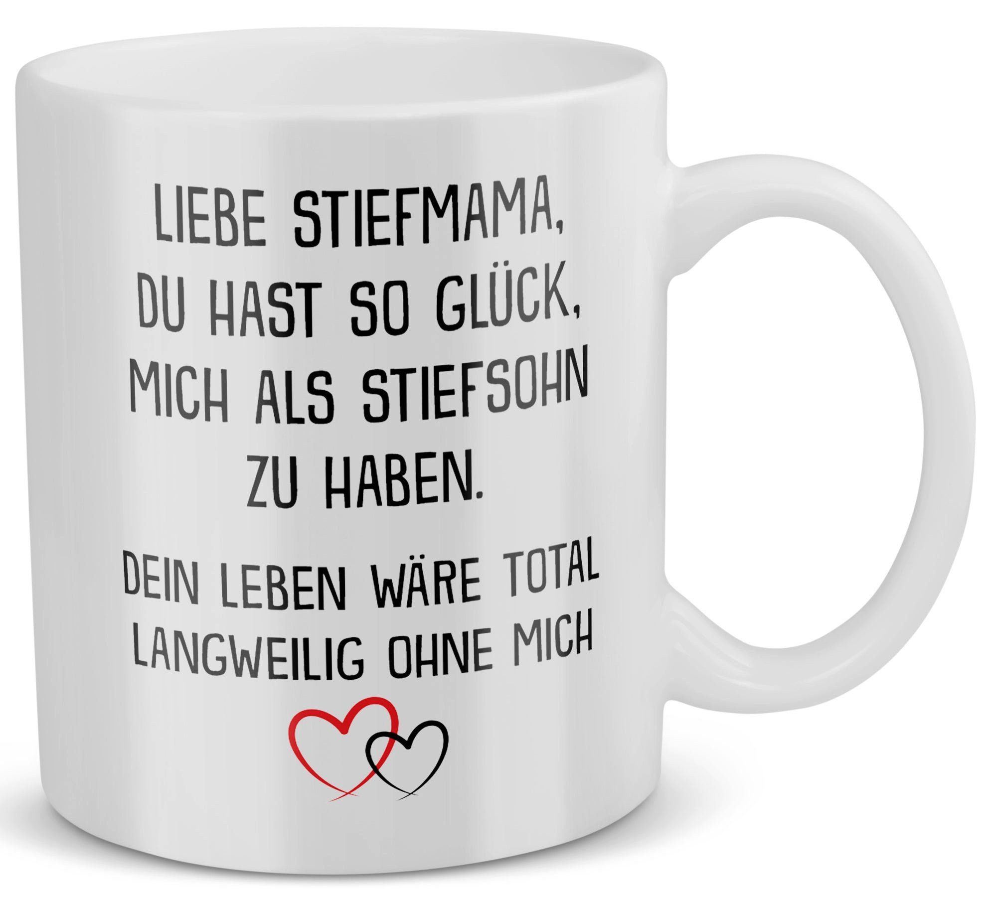 22Feels Tasse Stiefmama Geschenk von Stiefsohn Muttertag Stiefmutter