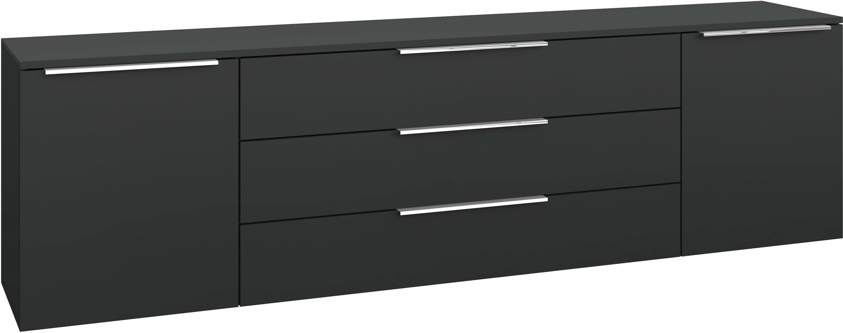 borchardt Möbel Sideboard Oliva, hängend oder stehend mit Metallgriffen, Br günstig online kaufen