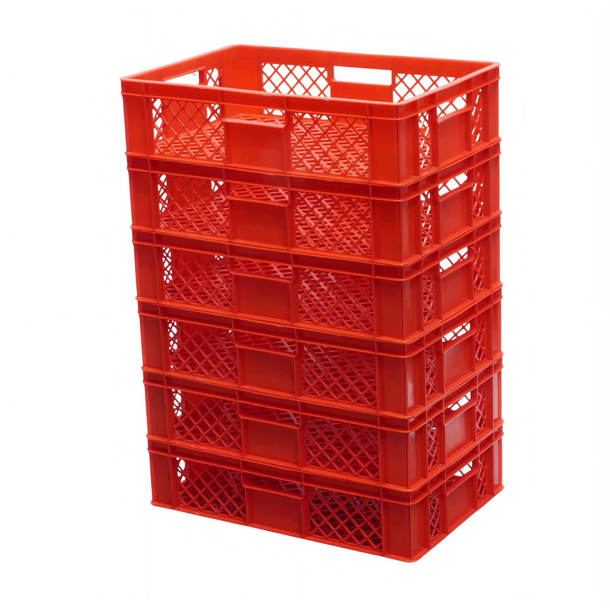 Logiplast Stapelbox 6 Stück Bäckerkisten / Brotkisten 600 x 400 x 150 mm