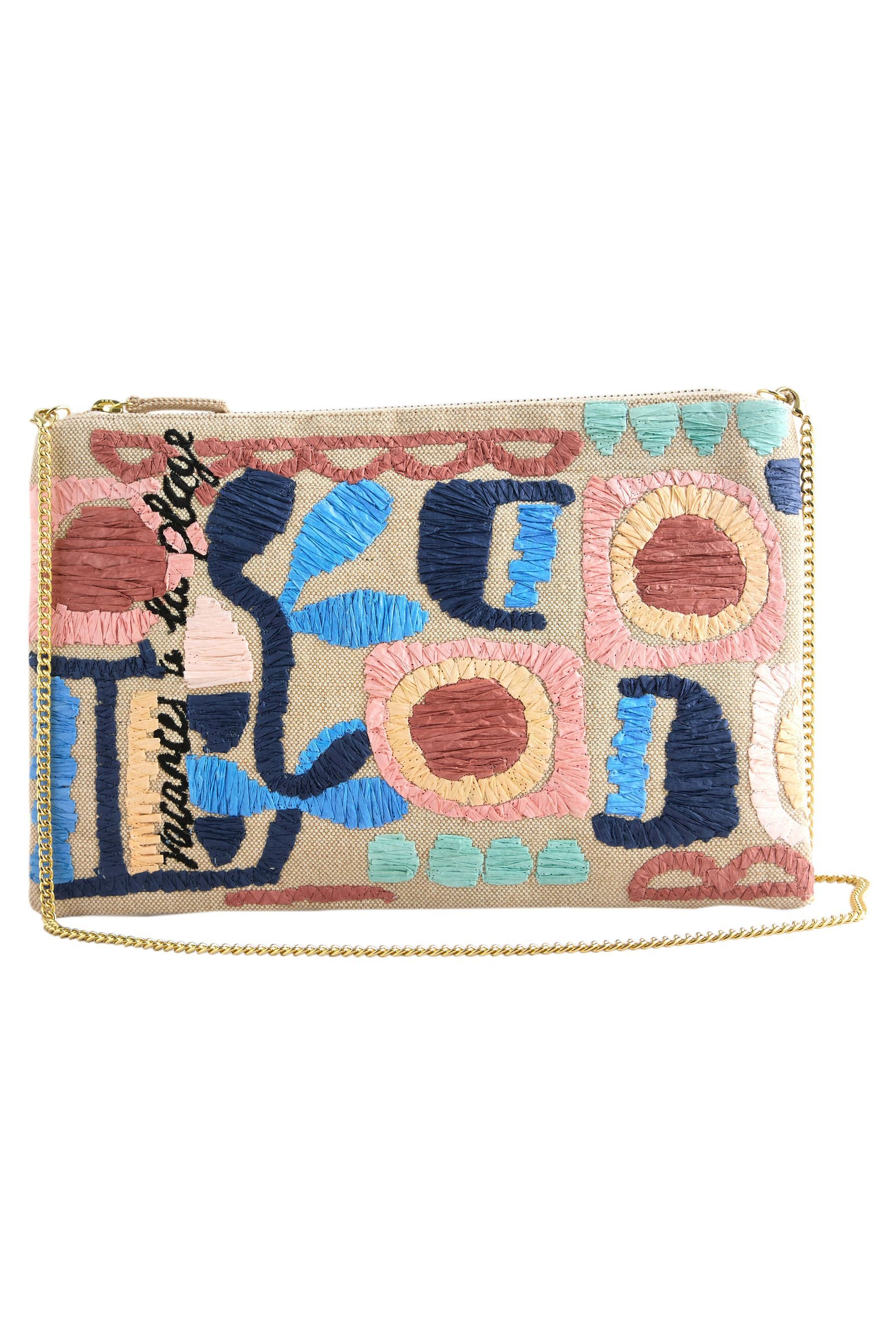 Next Clutch Clutch mit Stickerei, Marrakesch (1-tlg)