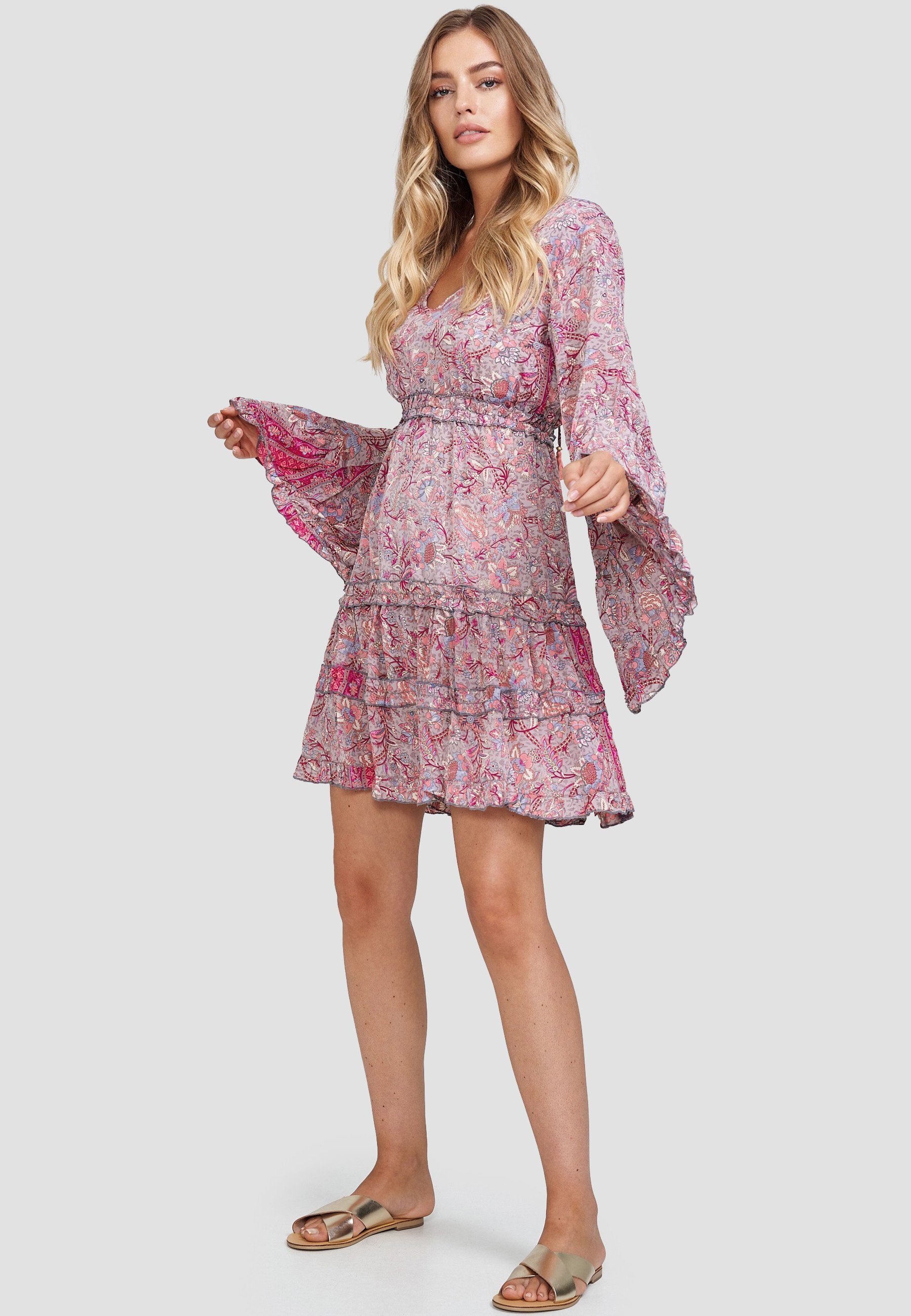 Design Decay Jerseykleid verspieltem rosa in