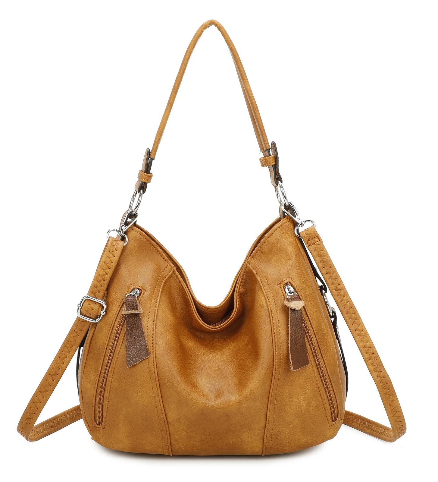 ITALYSHOP24 Schultertasche Damen Tasche Shopper Hobo-Bag Crossbody CrossOve günstig online kaufen