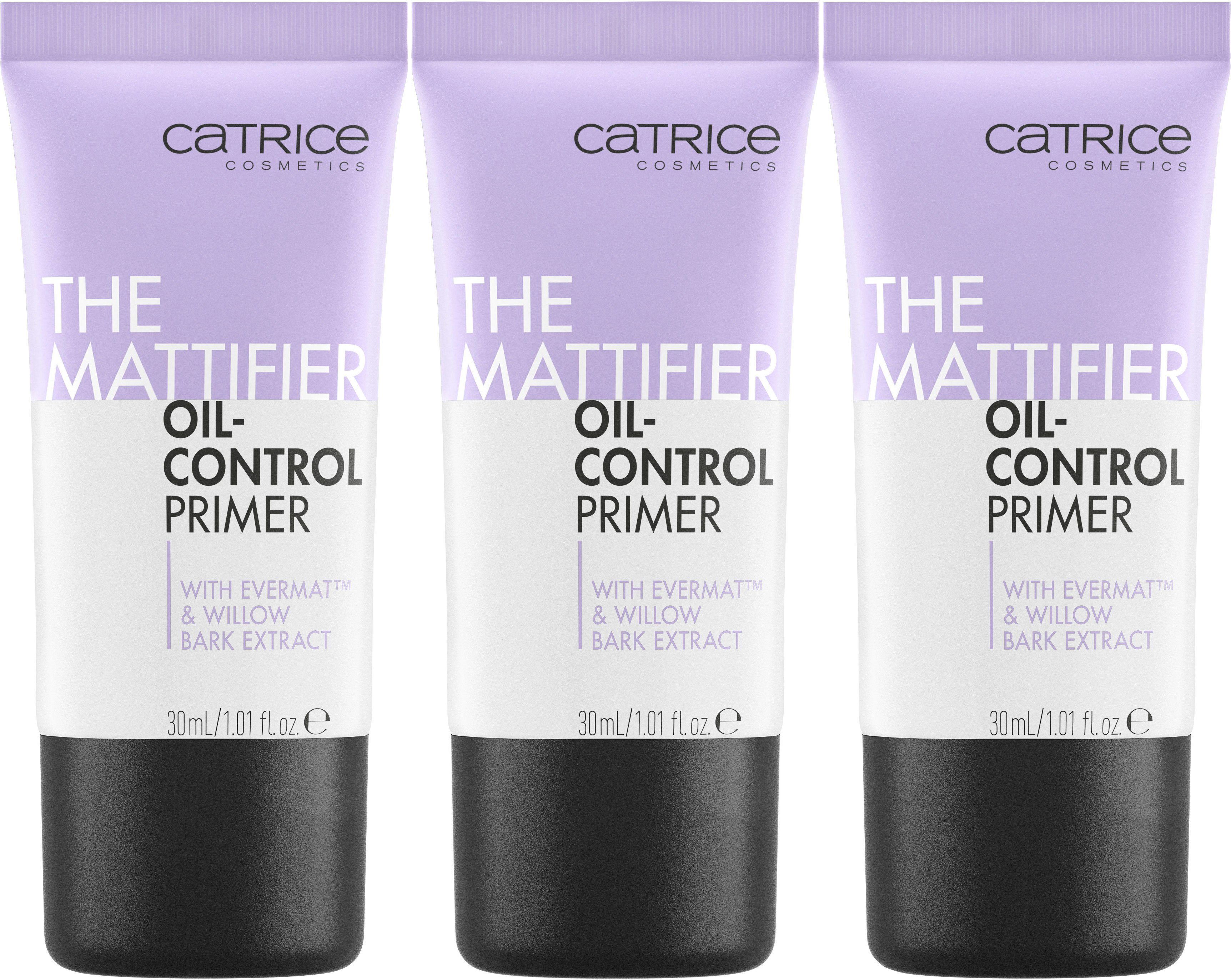 3-tlg. Oil-Control The Primer Mattifier Primer, Catrice