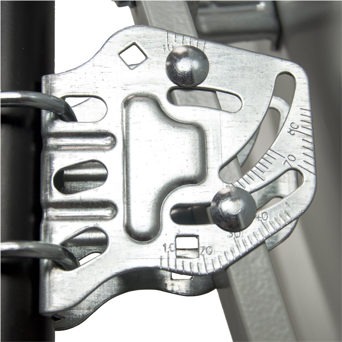 PremiumX 60cm Satellitenschüssel Stahl Hellgrau Twin LNB 4x F-Stecker SAT-Antenne