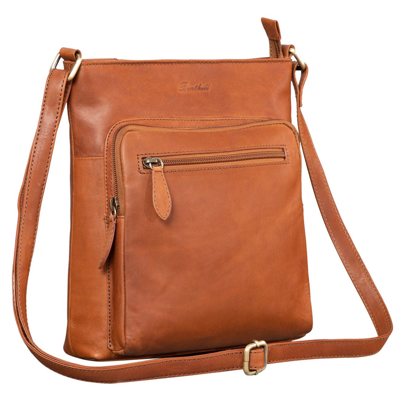 Umhängetasche Damen Echt Leder Shopper Handtasche Schultertasche Umhängetasche
