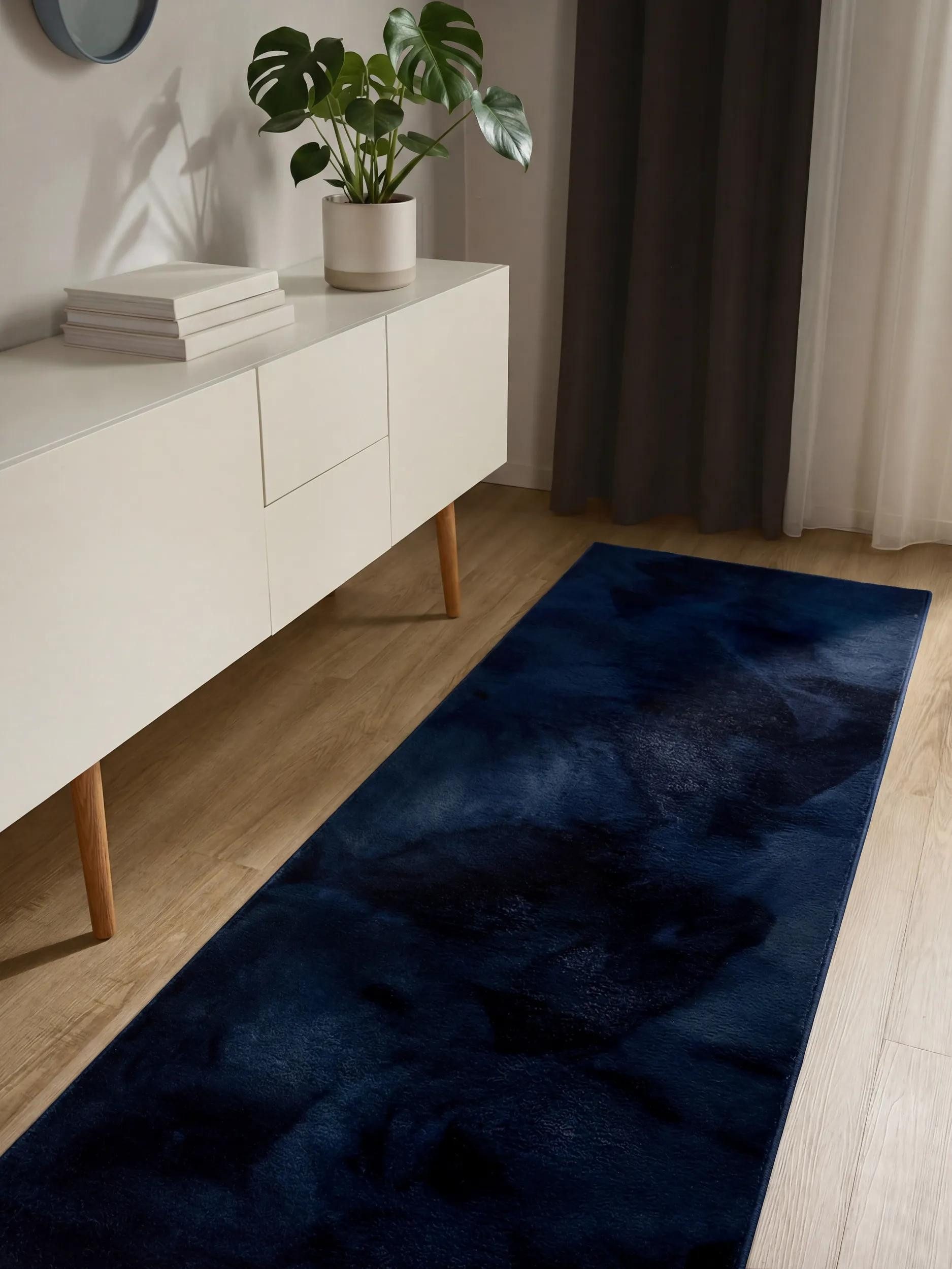 benuta Fellteppich Furry, rechteckig, Höhe: 11 mm, Teppich Wohnzimmer, Esszimmer, Schlafzimmer, Flur, Weich, Rutschfest