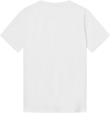KnowledgeCotton Apparel T-Shirt Basic-Shirt Badge im cleanen Look