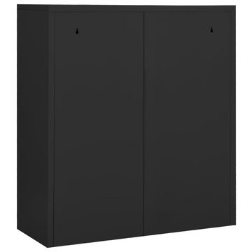 vidaXL Aktenschrank Büroschrank Anthrazit 90x40x102 cm Stahl