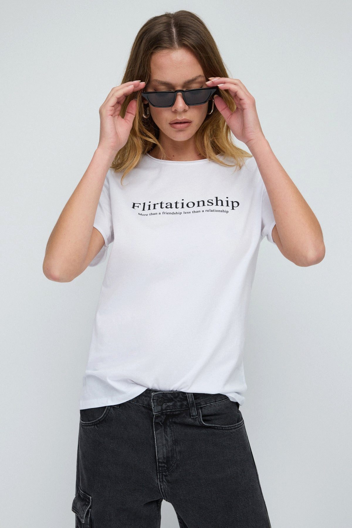 No Matter What T-Shirt Einfaches T-Shirt mit Slogan-Aufdruck günstig online kaufen