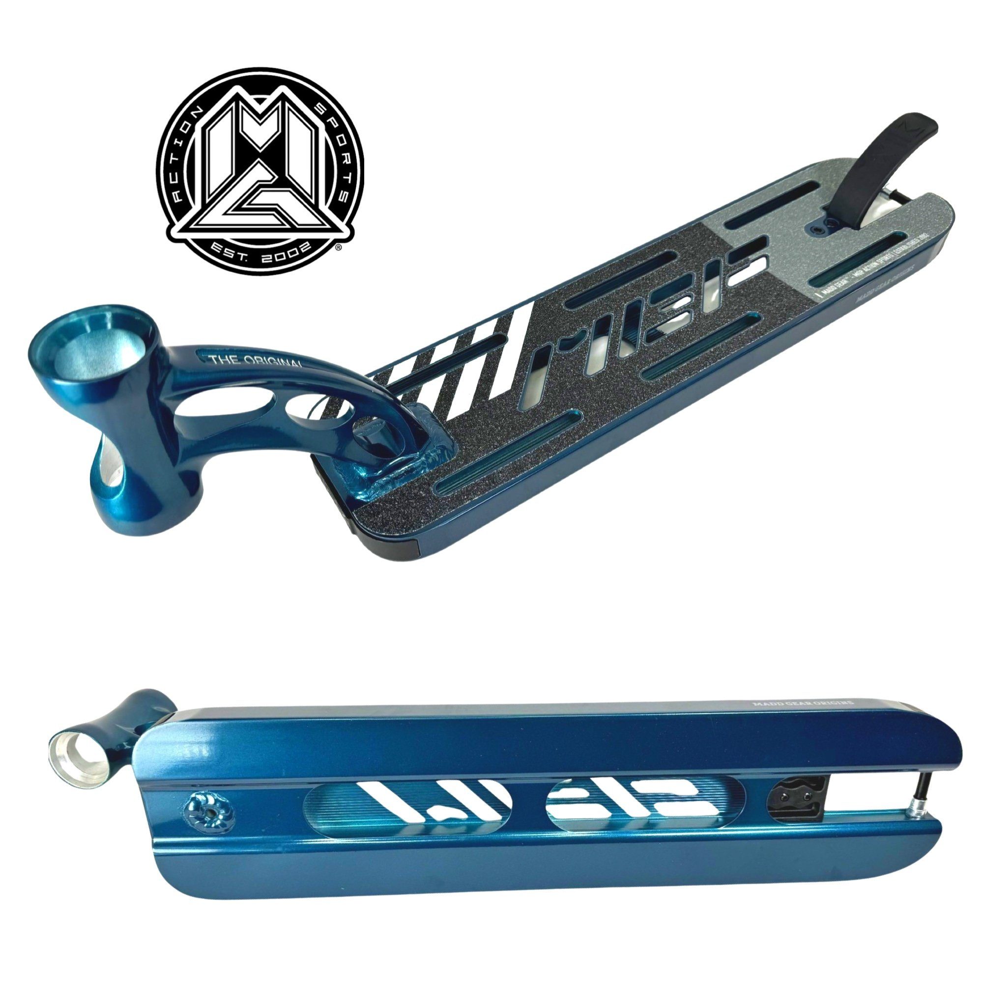 Madd Stuntscooter MGP Madd Gear MGO MFX Cut Outs Stunt-Scooter Deck 4,8"x 20" blau