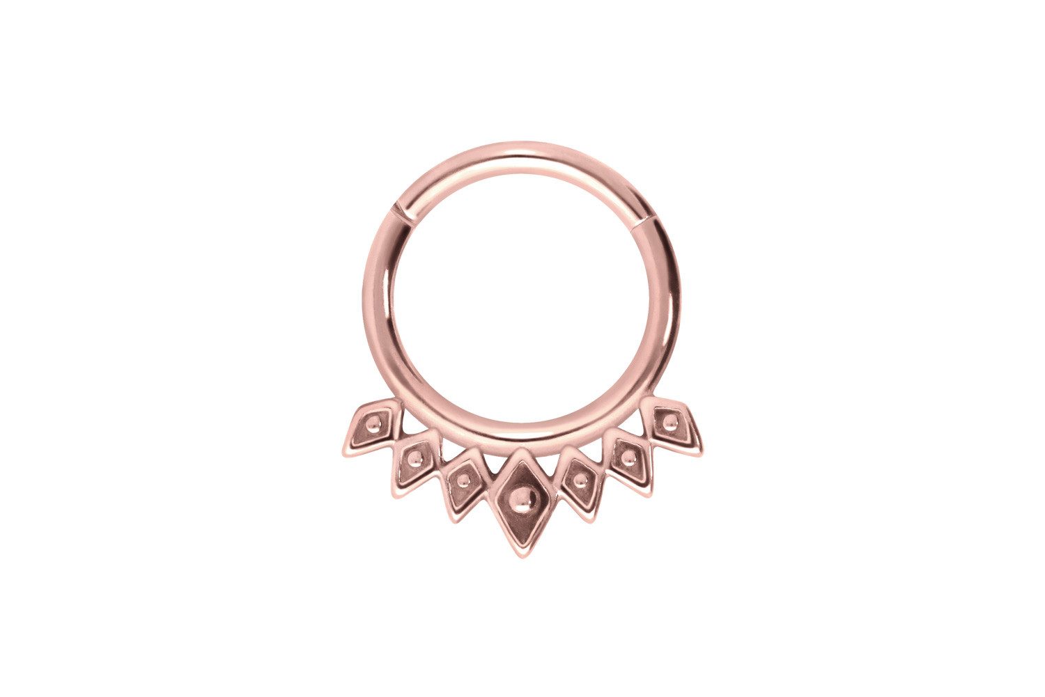 Nasenpiercing Chirurgenstahl Segmentring Clicker ETHNO-DESIGN Ohrpiercing Septum