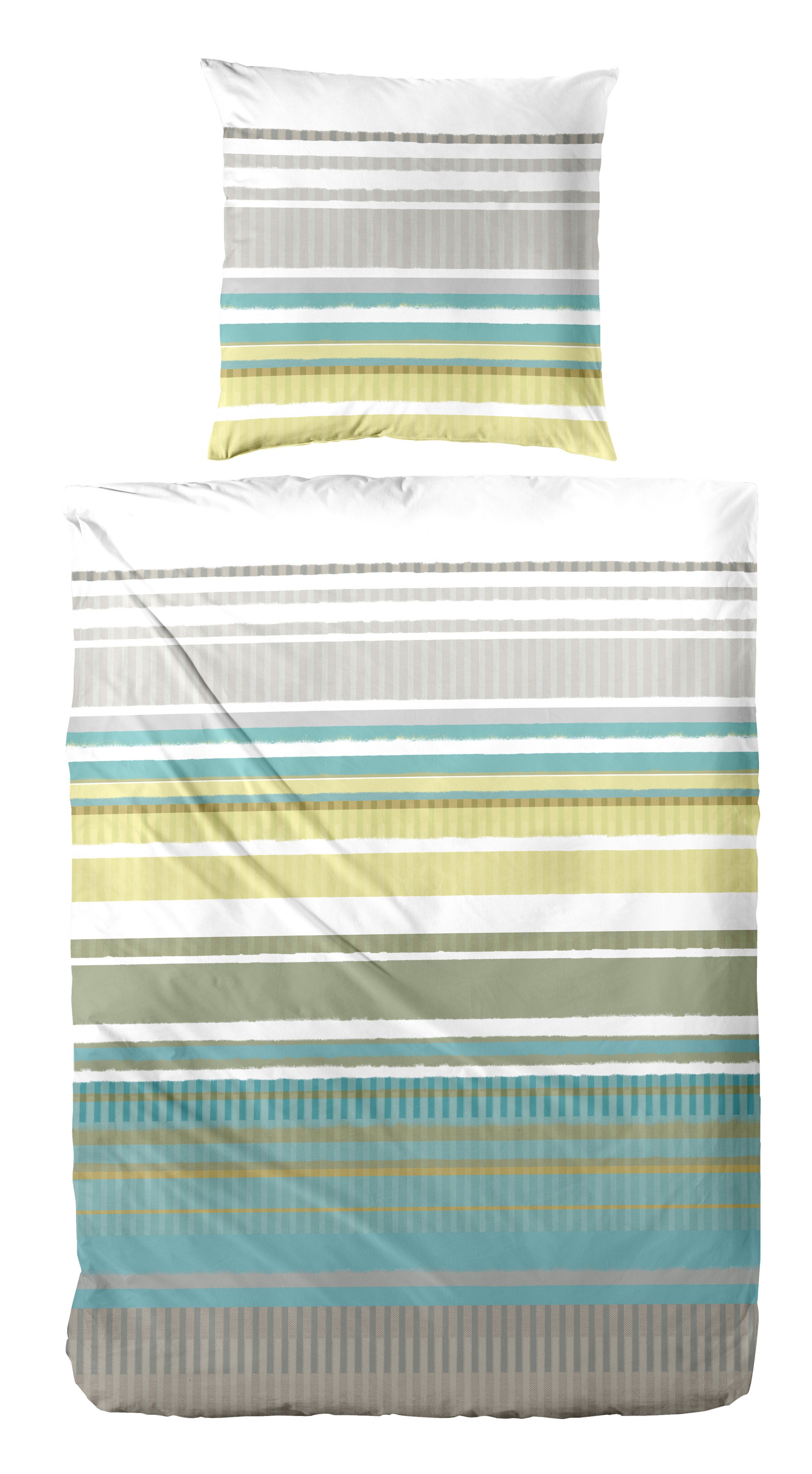 Primera Bettwäsche Perkal-Bettwäsche Summer Stripe, Perkal, günstig online kaufen