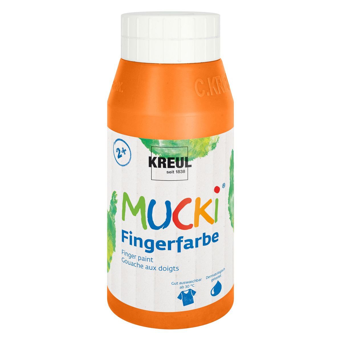 C. KREUL Fingerfarbe KREUL Fingerfarben MUCKi orange 750ml Flasche