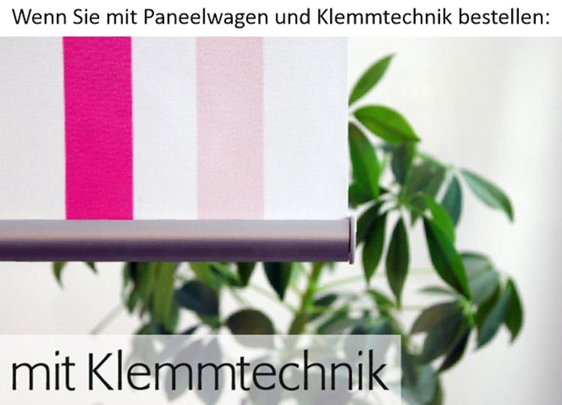 1 - Farbenfroher Schiebegardine Vorhang, gardinen-for-life romantica Herbstsonne