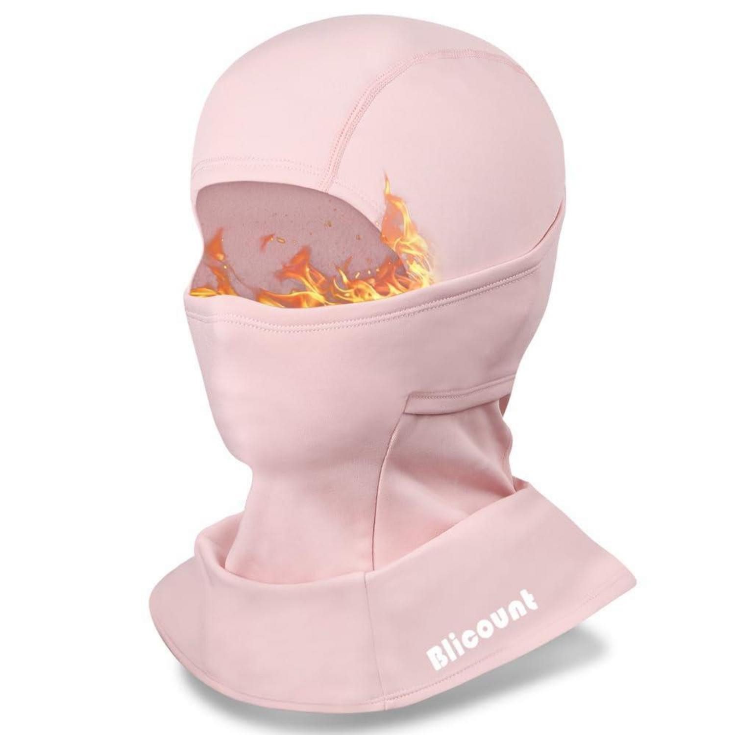 LuxusKollektion Sturmhaube Sturmhaube Balaclava Herren Damen winddicht warm Ski Rosa