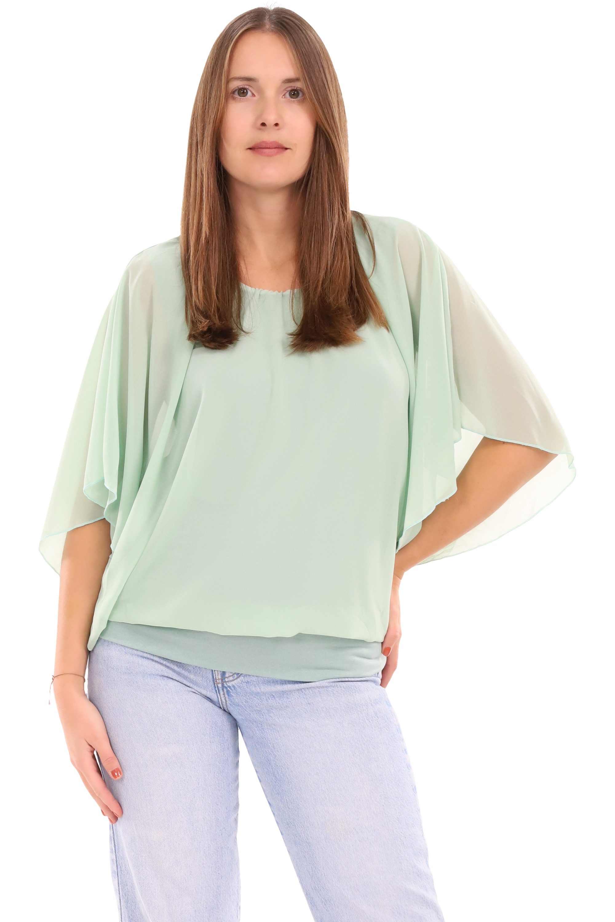 malito more than fashion Chiffonbluse 6296 günstig online kaufen