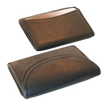 JOCKEY CLUB Geldbörse MINI Portemonnaie, 2 Kartenfächer mit RFID-Schutz, Echtleder