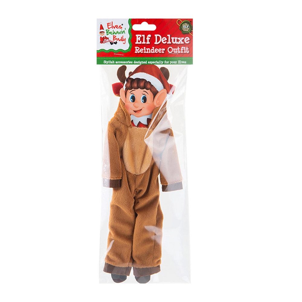 Triton-X Babypuppe Kostüm Rentier - Weihnachtself - 1 Stück